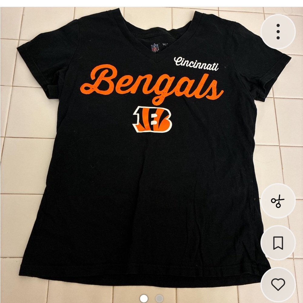NFL Women's Black Short Sleeve Tee